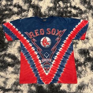 Vintage Boston Red Sox "Lightning" Tie-Dye Tee